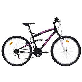 Denver VTT 26'' Tout Suspendu Femme – 18 Vitesses Freins V-Brake