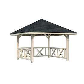 Palmako Stuga Bianca 8,3 m2 1 Set1 impregnerad transparent 110145 M2 SET1