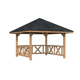 Palmako Stuga Bianca 8,3 m2 1 Set1 brun impregnerad 110146 M2 SET1