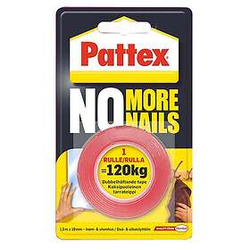 Pattex Montagetejp 120kg No More Nails 993201