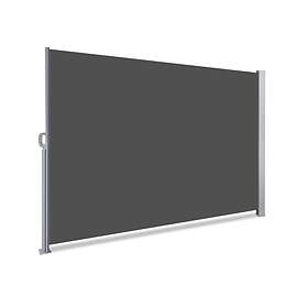 Vounot Paravent retractable avec housse de protection 160x300cm Gris