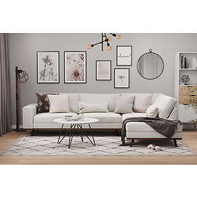 Trademax Copenhagen 2,5-seters L-Sofa Lin Beige