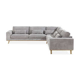 Trademax Copenhagen Hjørnesofa Lysegrå