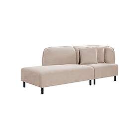 Trademax Space 2-seters Modulsofa med Sjeselong Beige