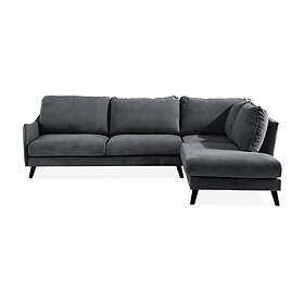 Trend Lyx Sjeselongsofa Høyre Mørkegrå