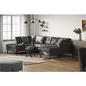 Chilli 4-sits U-soffa Divan Höger Frillestad Mörkgrå SYN0003540