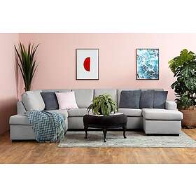 Scandinavian Choice U-soffa Nevada XL Divan Höger Ljusgrå