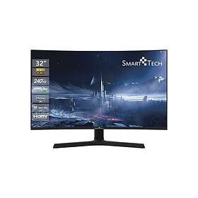 Smart Tech Ecran PC 32 cm) (80 Gaming incurvé 1500 R Dalle VA Résolution FHD: 1920 1080 1ms 240Hz HDMI USB 2,1