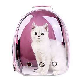 SAC à dos de transport bulle pour chat ou petit chien rose