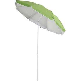 Outsunny Parasol inclinable octogonal de plage Ø 150 cm vert