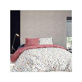 Housse de couette 220x240 2 taies d'oreiller 63x63 Microfibre Ava