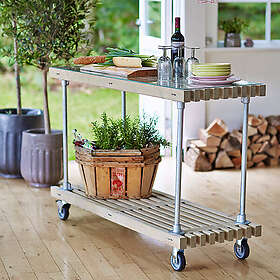 Plus Grill/Avlastningsbord med Hjul 195441-9P