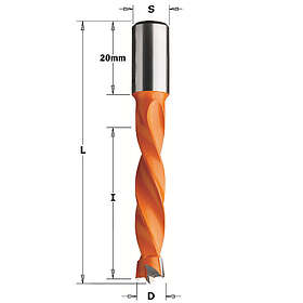CMT Borr för trä ; S=10x20 mm; D=6x43 mm