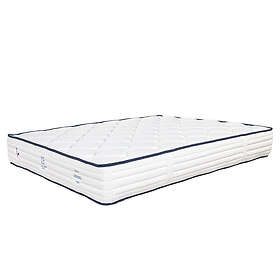 Luxury Literie Matelas 140x190 cm, Patriote, 27cm, Ressorts Ensachés, mémoire de forme, indépendance du couchage, face été/hiver