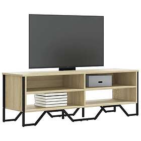 vidaXL Tv-bänk sonoma ek 122x34x41 cm konstruerat trä 848570