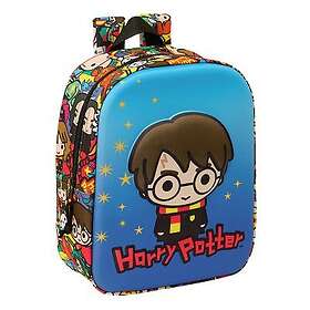 Harry Potter Skolryggsäck Blå Multicolour 22x27x10cm