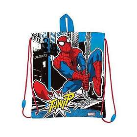 Skopåse med remmar Stor Spiderman Streets Lunchlåda (25 x 3 x 30 cm)