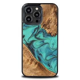 Bewood Unique Turquoise till iPhone 15 Pro Max