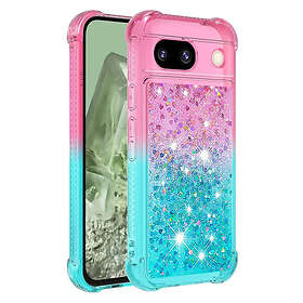 Skalo Kvicksand Glitter Hjärtan TPU-skal till Google Pixel 8A