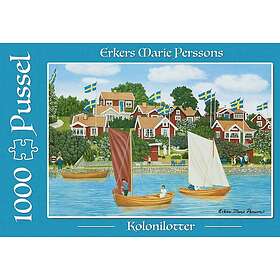 Svenskapussel Erkers Marie Persson Kolonilotter 1000 Bitar