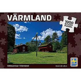 Svenskapussel Värmland Midsommar i Värmland 1000 Bitar