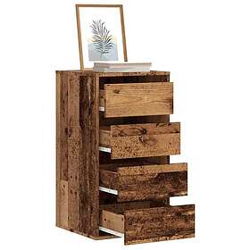 vidaXL Byrå åldrat trä 40x41x76 cm konstruerat 852868