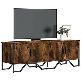 vidaXL TV Stand brown oak 122x34x41 cm constructed wood 848586