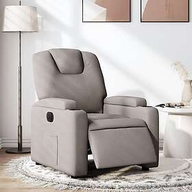 vidaXL Elektrisk reclinerfåtölj taupe tyg 3204352