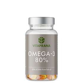 Vitaprana Omega-3 80% 100 kapslar