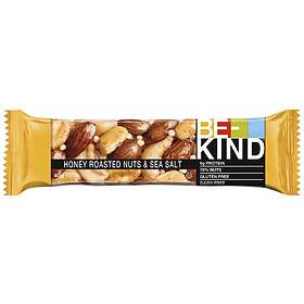 BeKind Nøttebar BE-KIND Honey ristede Roasted nøtter Nuts havsalt 411233 40G