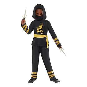 Guld Ninja Barn Maskeraddräkt X-Large