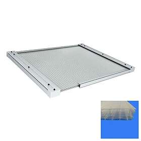 Halle Kanalplast 32 mm Isolux Klar Komplett Tak 32mm Kompl 10st 3000x1250 CZ32K10A