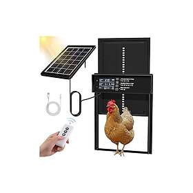 Largeight Porte Poulailler Automatique Solaire