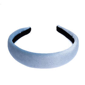 Dark Velvet Hair Band Broad Light Blue