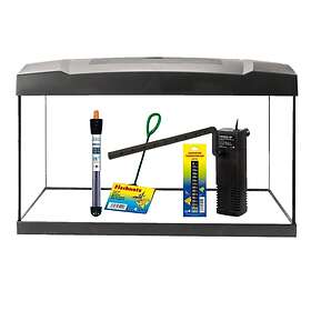 Aquaristik & Hobbebedarf Startpaket Akvarium 57L 6W LED 60x30x36,50 cm