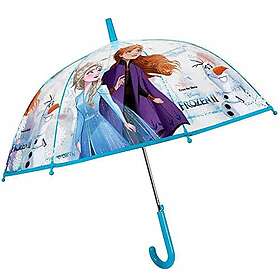 Perletti Frozen 2 Disney 45cm Transparent Automatiskt Paraply 