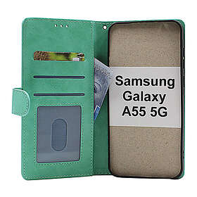 billigamobilskydd.se Zipper Standcase Wallet Samsung Galaxy A55 5G (SM-A556B)