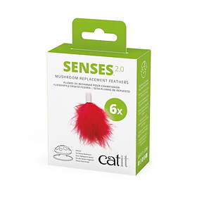 Catit Senses 2,0 Refill-fjädrar till Akiveringsleksak Flugsvamp 6-pack