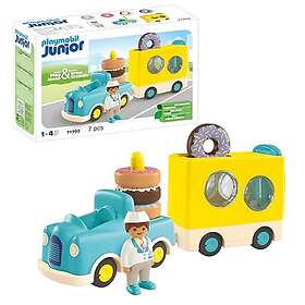 Playmobil JUNIOR: Donut Truck med och staplings- sorteringsfunktion 71702