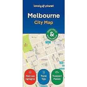 Lonely Planet Melbourne City Map