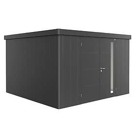 Biohort Trädgårdsskjul Neo 4D med Dubbeldörr Trägård skjul Dubbeldörr, metallic mörkgrå 86054