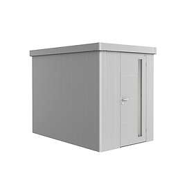 Biohort Trädgårdsskjul Neo 3A med Standarddörr Trägård skjul Standarddörr, metallic silver 81009