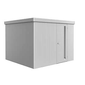 Biohort Trädgårdsskjul Neo 3C med Standarddörr Trägård skjul Standarddörr, metallic silver 81089