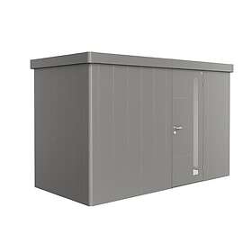 Biohort Trädgårdsskjul Neo 1D med Standarddörr Trägård skjul Standarddörr, metallic kvarts-grå 89024