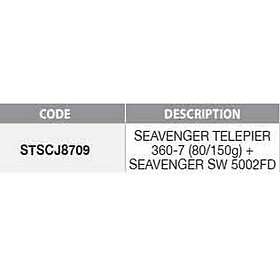 Sunset Seavenger Telepier Jigging Combo Silver 3,60 m 80-150g