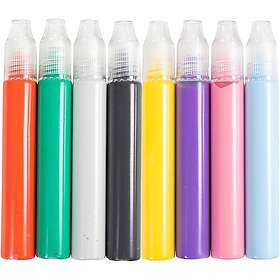 Adlibris Ljuspennor mixade färger 30ml 8-pack