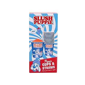 Fizz Creations Slush Puppie Paper Cups (x 20) & Straws