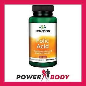 Swanson Folic Acid 250 Capsules