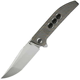 We Knife Ezinta, Titanium, Polished Bead Blast WEWE22041-2