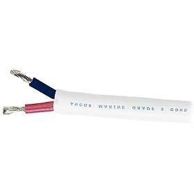 Ancor Marine Grade Tinned Copper Standard Duplex Cable 14/2 152,4 M Durchsichtig